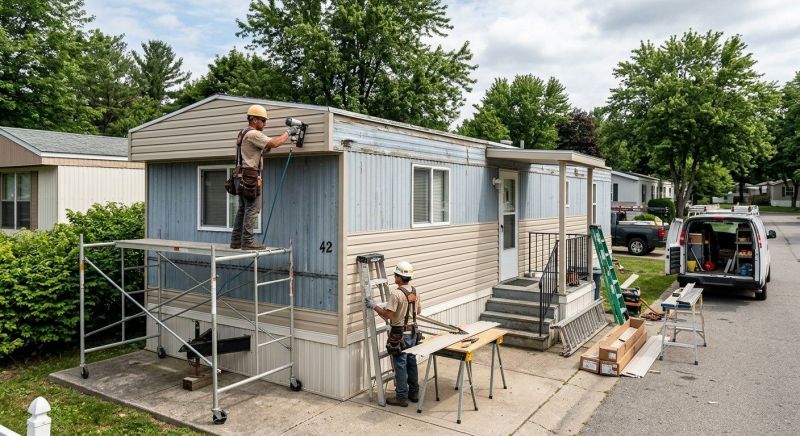 Mobile Home Insulating