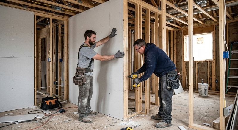 House Drywall Installation in Kansas City, KS